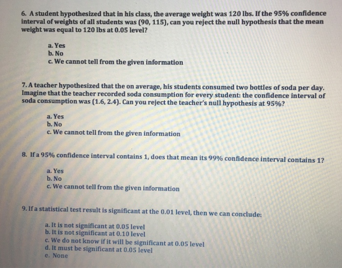 Solved 95%? We cannot tell from the given information If a | Chegg.com