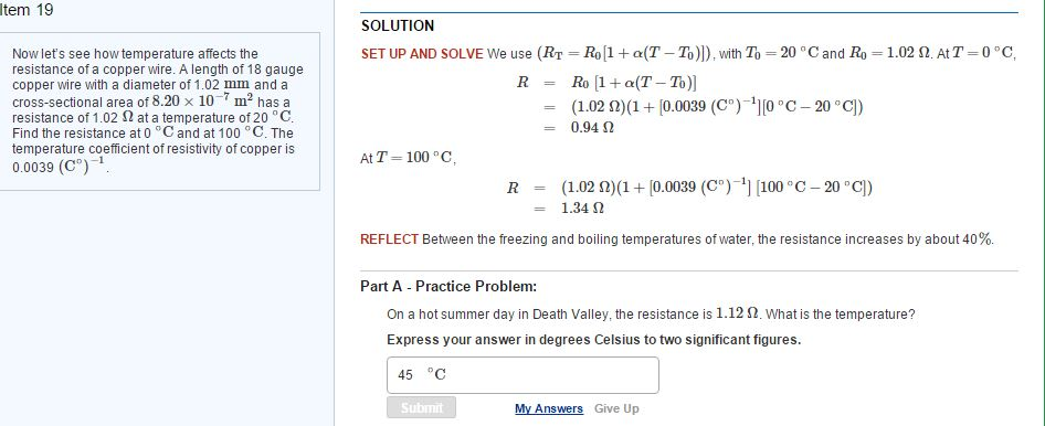 Solved Now let's see how temperature affects the resistance | Chegg.com