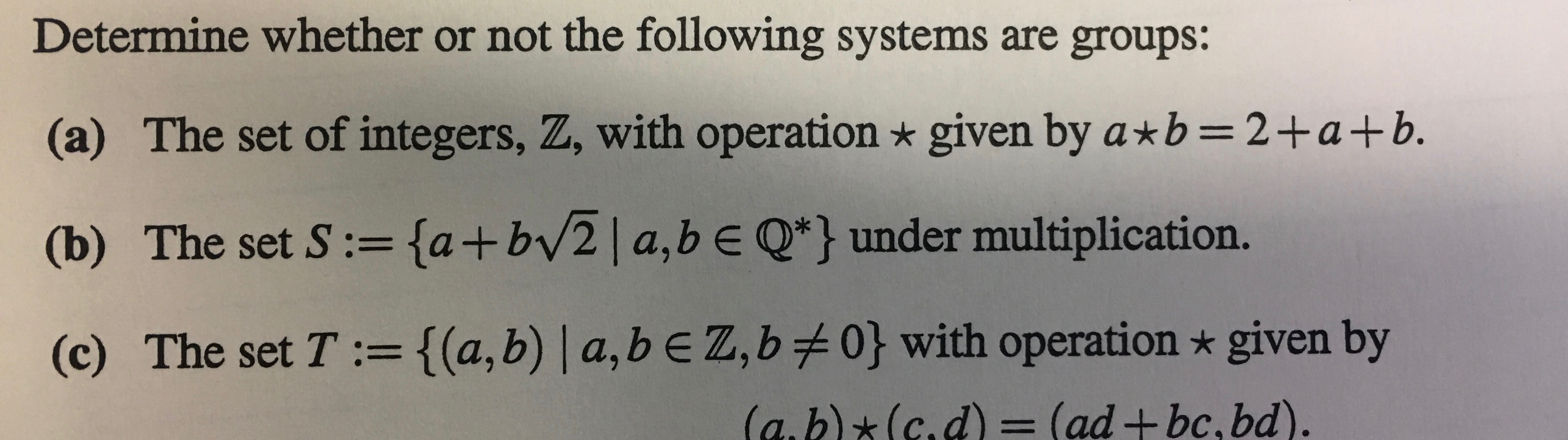 Solved Determine whether or not the following systems are | Chegg.com