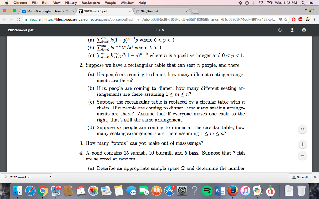 Solved Can Someone Explain To Me How To Do #2 Parts A,b,c, | Chegg.com