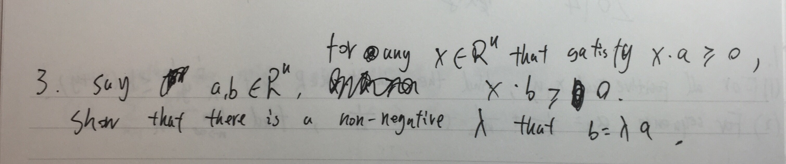 Solved Say A, B Epsilon R^n, For Any X Epsilon R^n That | Chegg.com