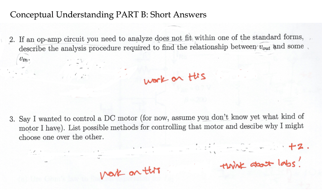 Solved These are conceptual questions. Please provide a