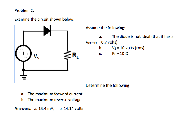 Solved Assume the following: Examine the circuit shown | Chegg.com