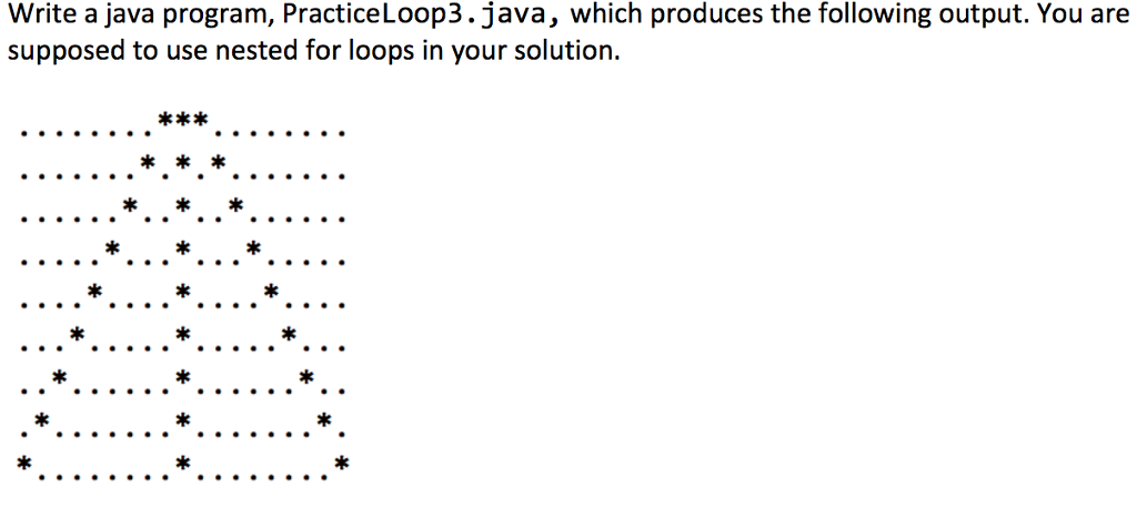 Solved How am I supposed to code this reverse pyramid using | Chegg.com