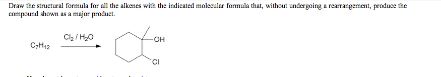 Solved Draw the structural formula for all the alkenes with | Chegg.com ...