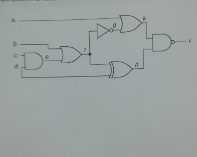 Solved find all input pattern to detect the stuck at 1 fault | Chegg.com