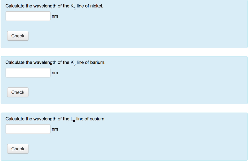 Solved Calculate the wavelength of the K_alpha line of