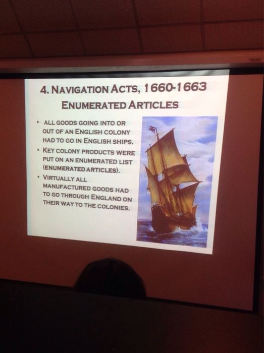 Solved 4. NAVIGATION ACTS, 16601663 ENUMERATED ARTICLES ALL