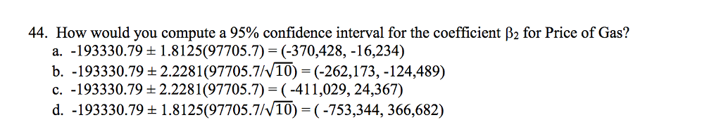Solved Use the following information for questions 40 to 45 | Chegg.com