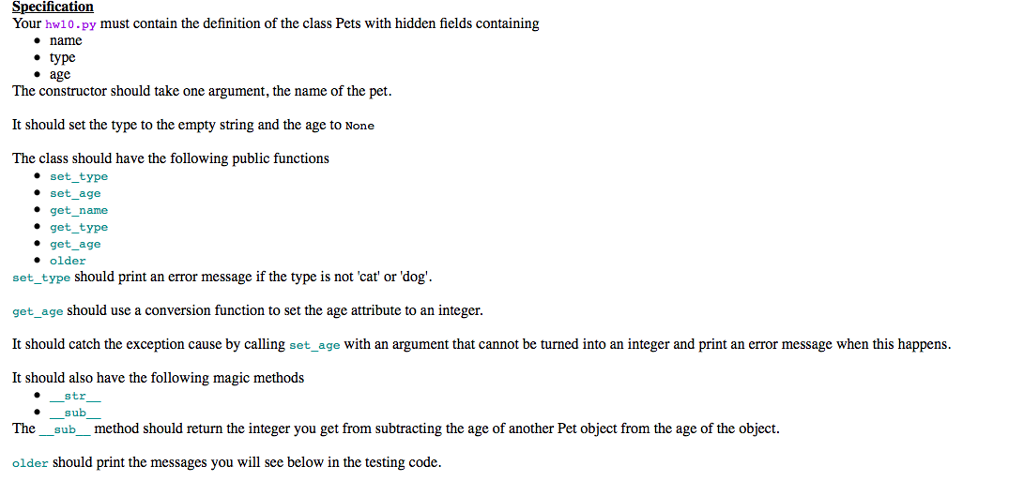 Solved If you fail to follow the rules below for homework | Chegg.com