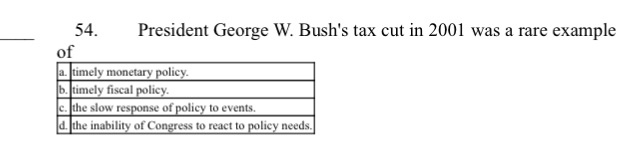 solved-president-george-w-bush-s-tax-cut-in-2001-was-a-rare-chegg