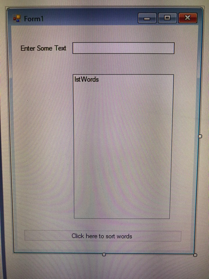 Solved Hey guys i really need help with my visual basic | Chegg.com