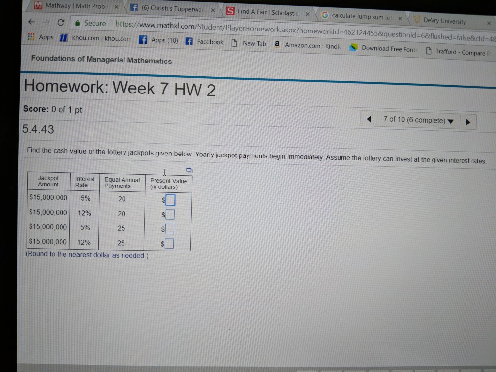 Solved im mathway math probilf 6 christi s tupperwar xs chegg
