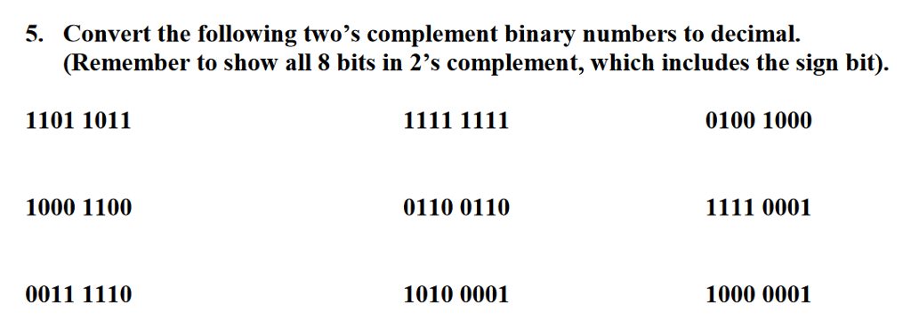 solved-convert-the-following-two-s-complement-binary-numbers-chegg