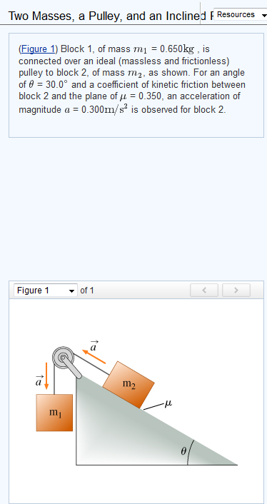Solved Block 1 Of Mass M1 0 650kg Is Connected Over An Chegg what-is-20-of-170-find-20-percent-of-170-20-of-170