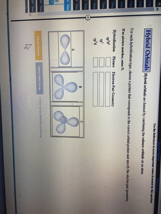 Solved Hybrid orbitals are formed by combining the valence | Chegg.com