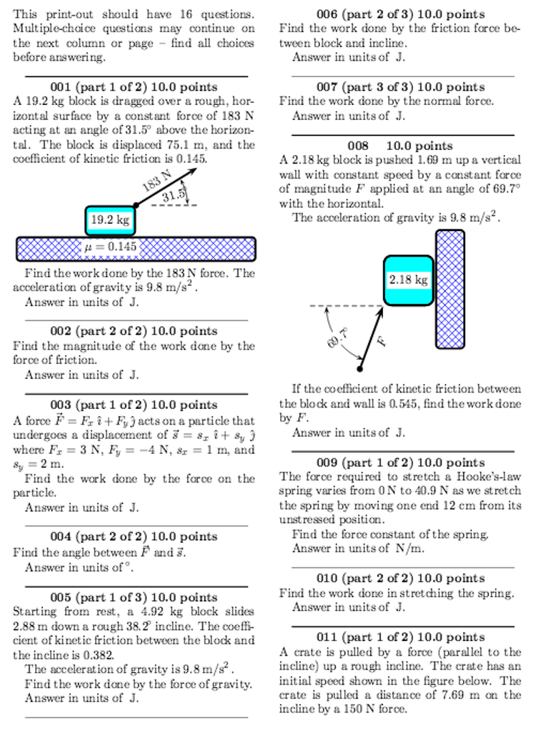 solved-a-19-2-kg-block-is-dragged-over-a-rough-horizontal-chegg