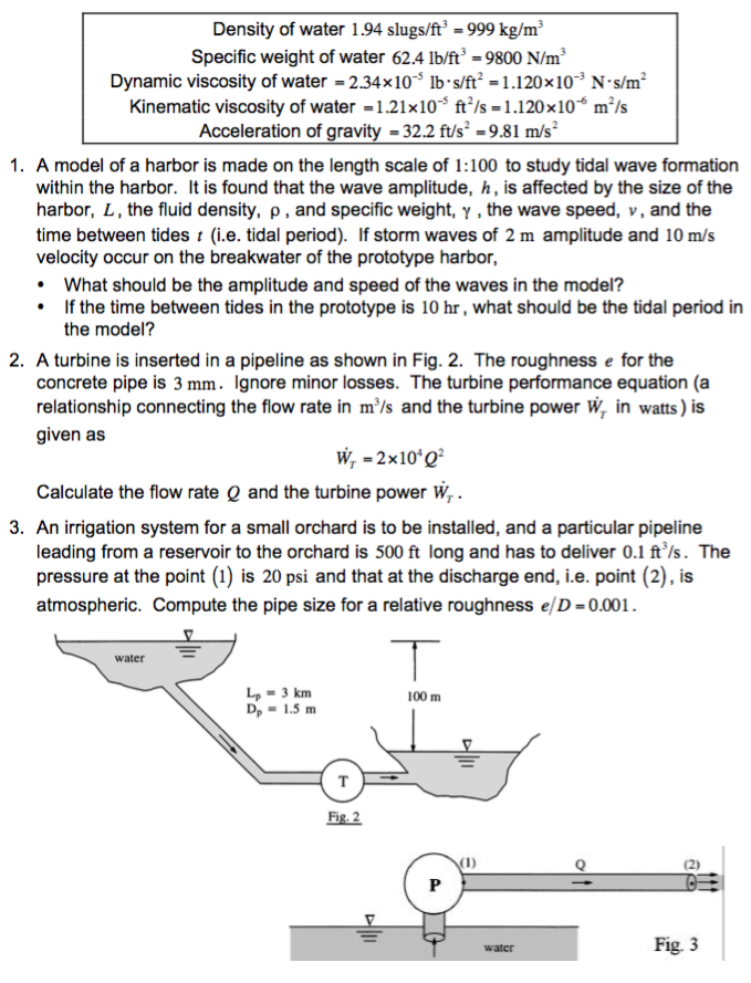 Solved A model of a harbor is made on the length scale of | Chegg.com