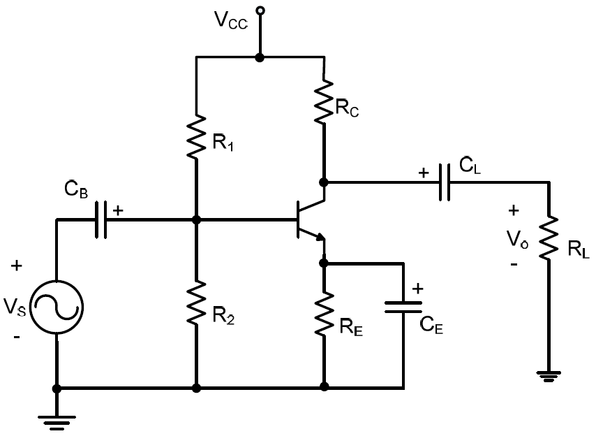 Solved V_cc=12V ; R_c=6.2K, R_e=1.8K ; R_L=2.2K Comupute | Chegg.com