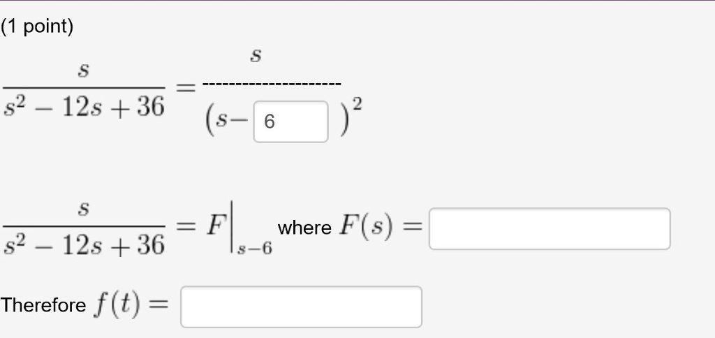 Solved S s 2 12s 36 S s 6 2 S s 2 12s 36 Chegg solved-s-s-2-12s-36-s-s-6-2-s-s-2-12s-36-chegg