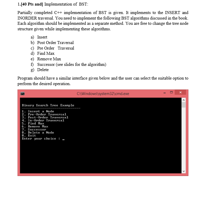 Solved Will need to modify the node structure for this. I | Chegg.com
