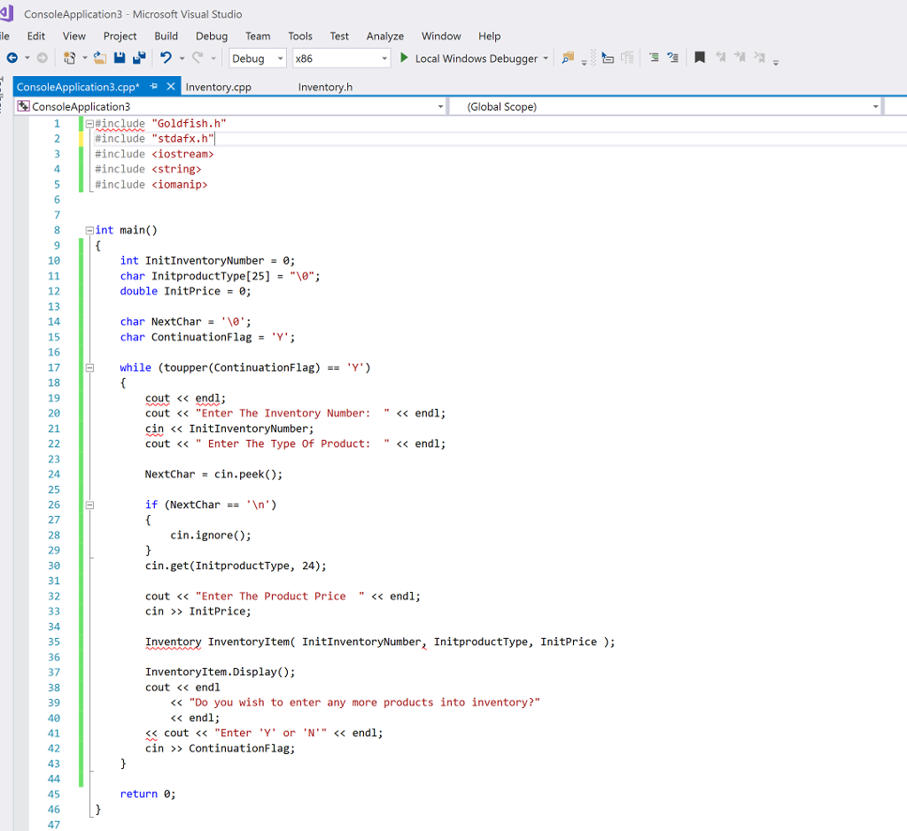 Solved Why won't my program run? How can I fix this | Chegg.com