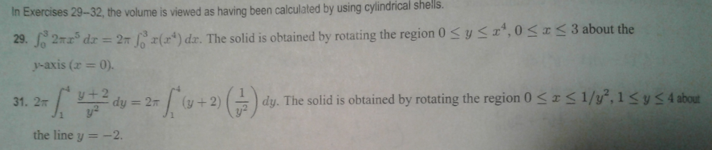 Solved Each integral represents the volume of a solid. | Chegg.com