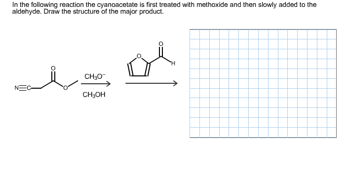 Solved In the following reaction the cyanoacetate is first | Chegg.com