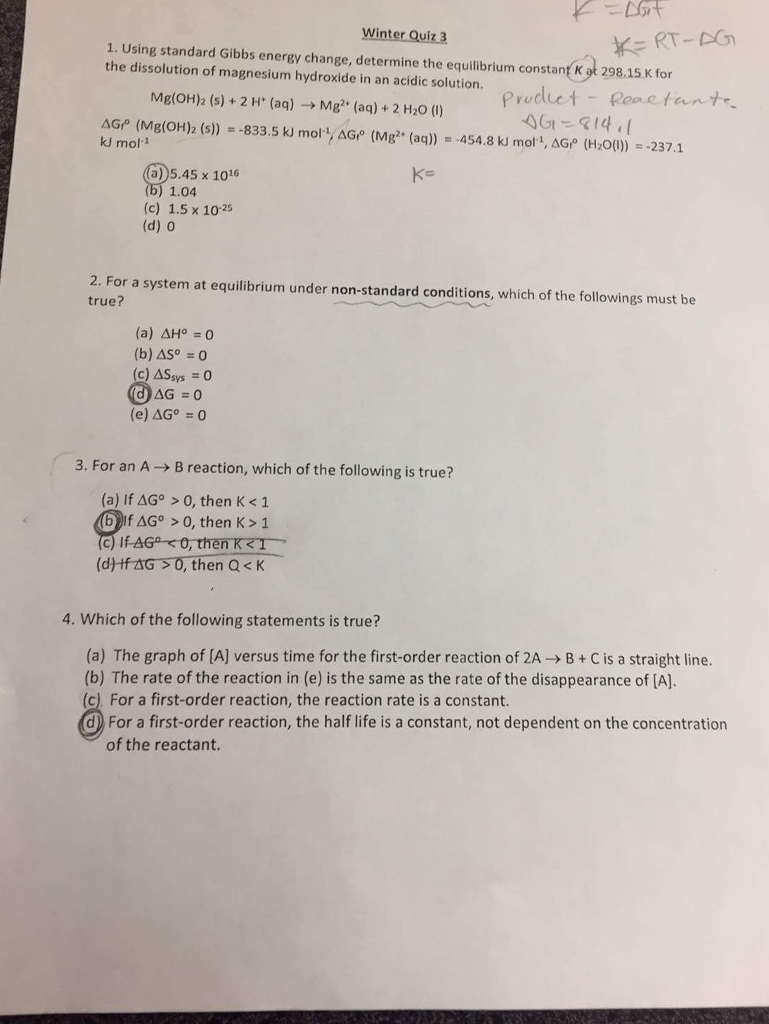 Solved we got given a practsie quiz, but now asnwer key. Was | Chegg.com