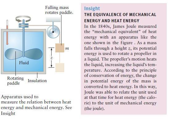 Solved Consider Joules Experiment Described In The Insight