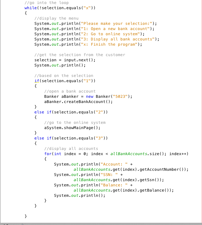 Solved Complete the login method in the | Chegg.com