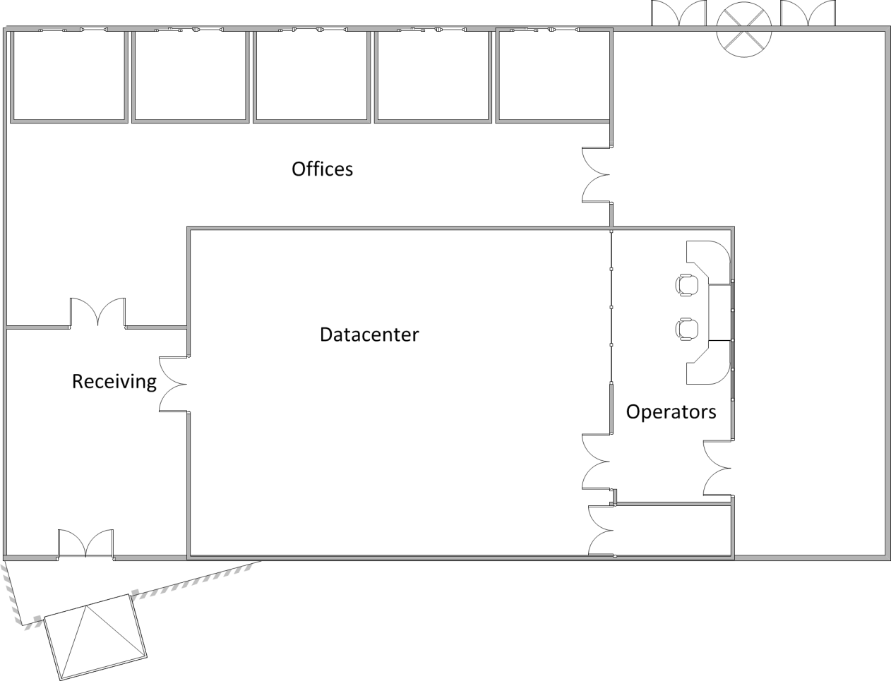 Solved Aim Higher College has two primary datacenters on | Chegg.com