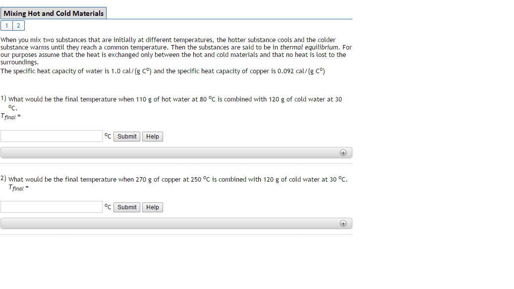 when-you-mix-two-substances-that-are-initially-at-chegg