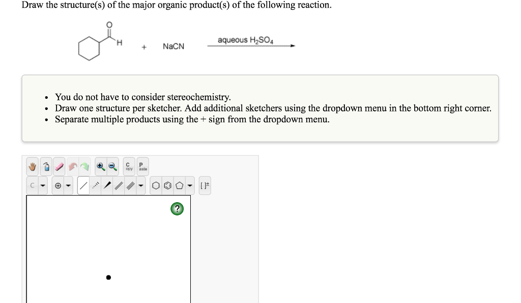 Draw the structure(s) of the major organic product(s) | Chegg.com