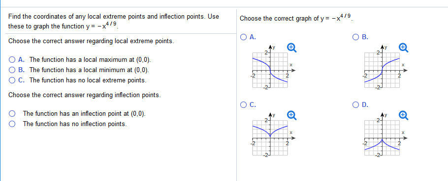 Solved 4 9 Find The Coordinates Of Any Local Extreme Points Chegg