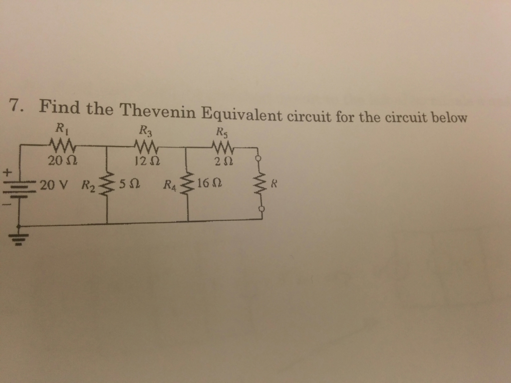Solved Find the Thevenin Equivalent circuit for the circuit | Chegg.com