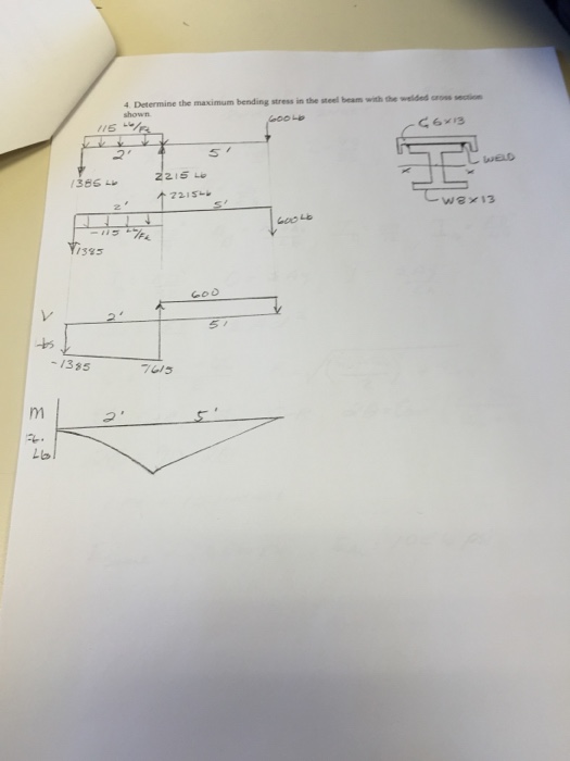 Solved Determine the maximum bending stress in the steel | Chegg.com