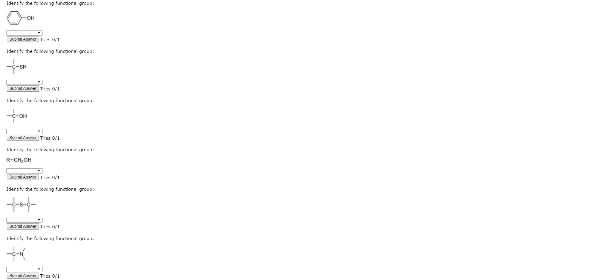 Solved identify the following functional group identify chegg