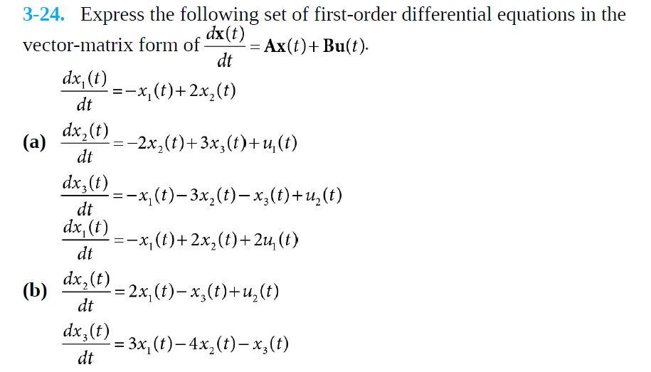 Solved 317. Solve the following differential equations by