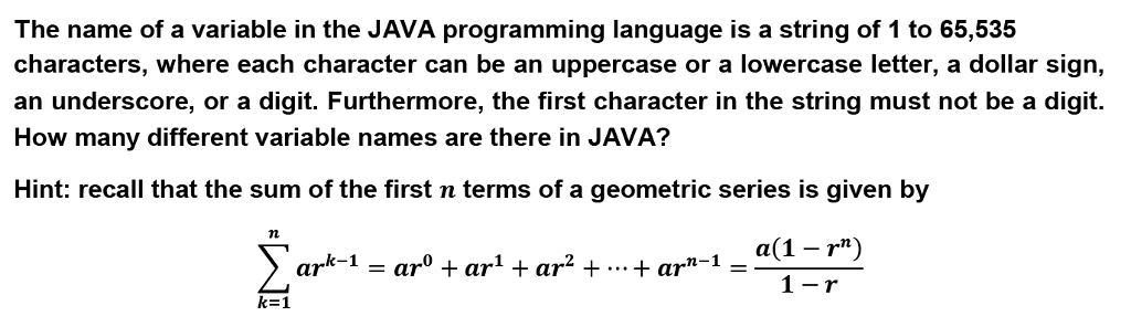 solved-the-name-of-a-variable-in-the-java-programming-chegg