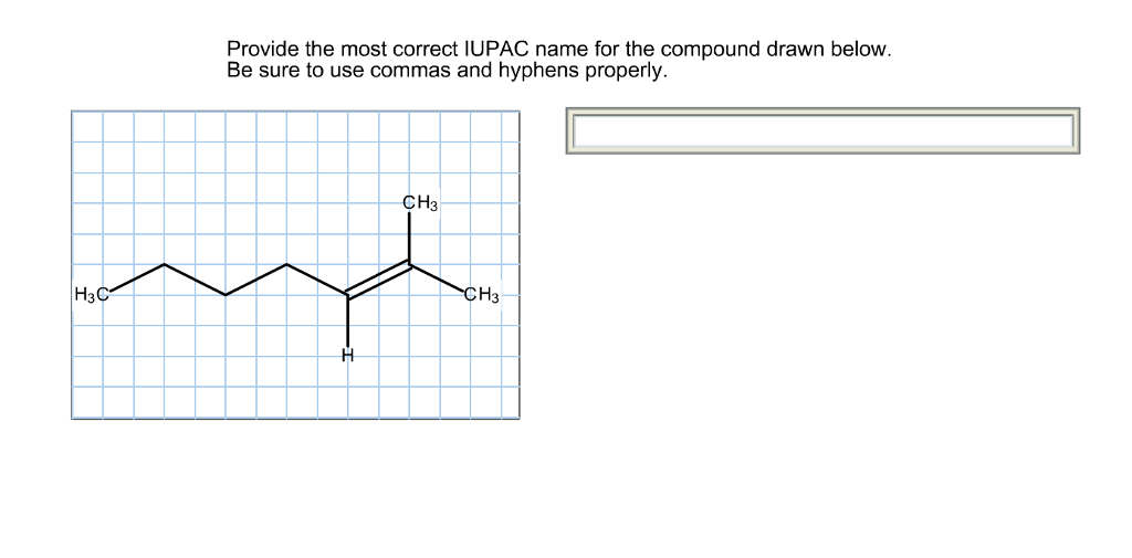 Solved Provide The Most Correct Iupac Name For The Compound