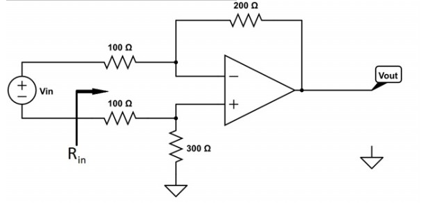 Solved Find Vout/Vin and the input resistance for the | Chegg.com