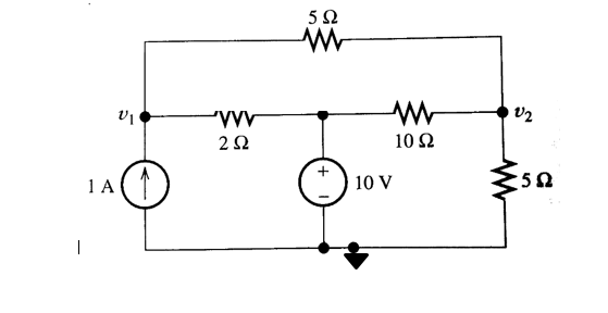 Solved 1) Use superposition to find the voltage v2 when | Chegg.com