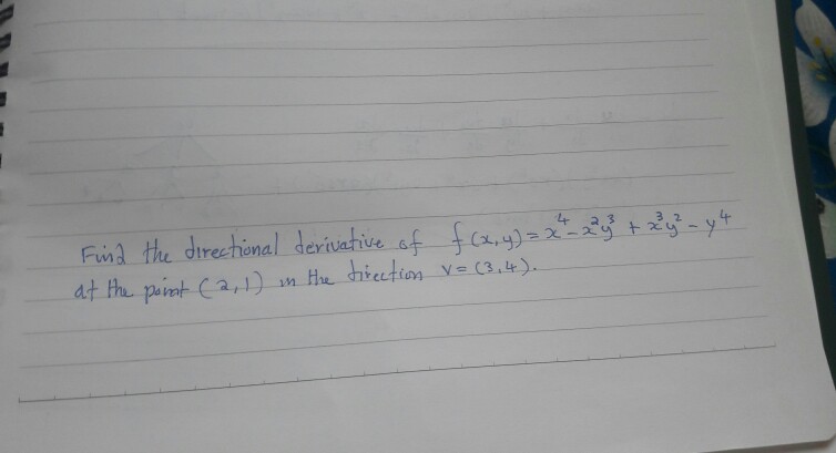 solved-find-the-directional-derivative-of-f-x-y-x-4-x-2-chegg