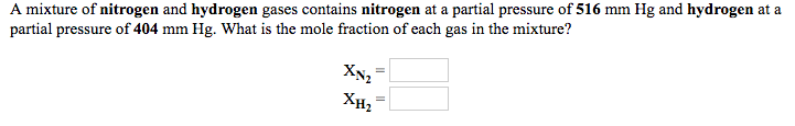 Solved A Mixture Of Xenon And Nitrogen Gases At A Total