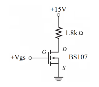 Solved Calculate the voltage across the MOSFET (Vds) for a | Chegg.com