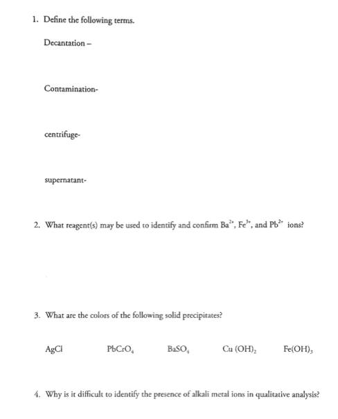 Solved Define the following terms. Decimation - | Chegg.com