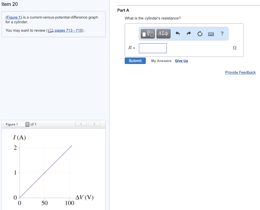 Is A Current Versus Potential Difference Graph For A Cylinder