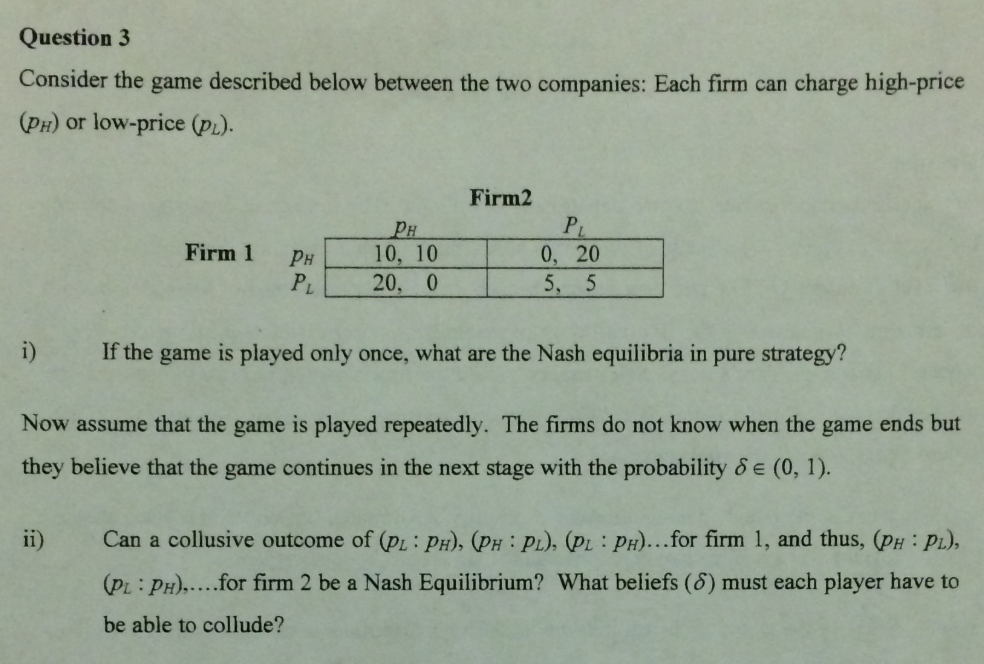 Solved Consider the game described below between the two | Chegg.com