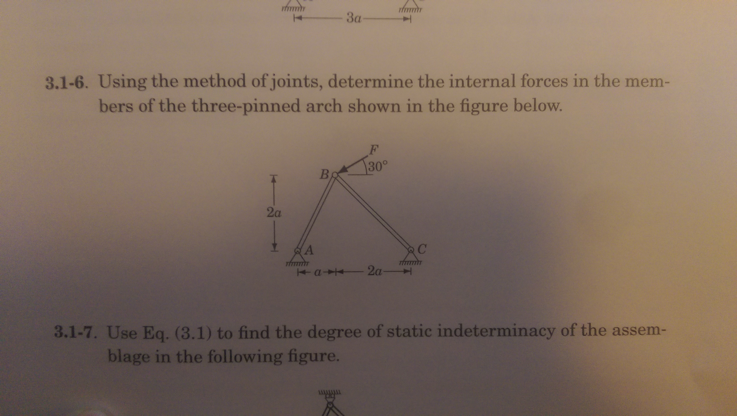 Solved Using The Method Of Joints, Determine The Internal | Chegg.com